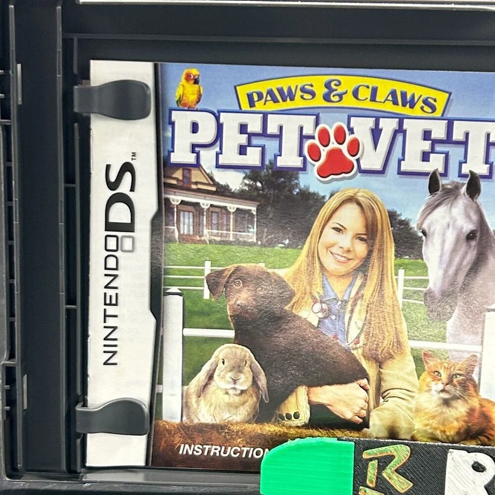 Paws & Claws: Pet Vet DS (Nintendo DS, 2006) Complete W/ Manual